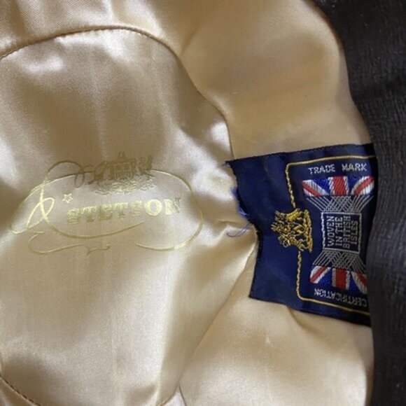 Vintage Stetson Cowboy Hat Sz. 7‎ 1/8" In Brown - Picture 7 of 10